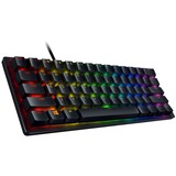 Razer Huntsman Mini, gaming toetsenbord Zwart, US lay-out, Razer Linear Optical (Red), RGB leds, TKL