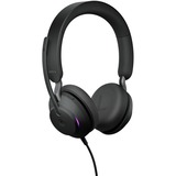 Jabra Evolve2 40 on-ear headset Zwart, USB-A, Microsoft Teams