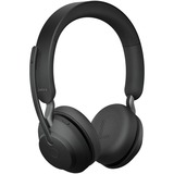 Jabra Evolve2 65, MS Stereo on-ear headset Zwart, Microsoft Teams, Bluetooth