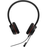 Jabra Evolve 20 MS Duo USB on-ear headset Zwart