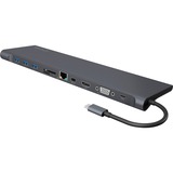 ICY BOX IB-DK2102-C dockingstation Antraciet