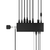 ICY BOX IB-DK2244AC dockingstation Zwart