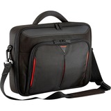 Targus Classic+ 17-18" Clamshell Laptop Bag laptoptas Zwart/rood