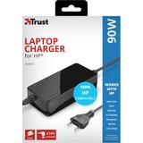 Trust Maxo 90W Laptop Charger for HP voedingseenheid Zwart, 23393