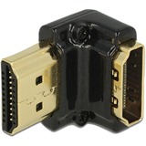 DeLOCK HDMI female naar HDMI male adapter Zwart