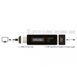 DeLOCK HDMI tester voor EDID informatie met OLED-display meetapparaat Zwart