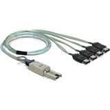 DeLOCK SAS mini 26-Pin > 4x eSATA adapter 1 meter