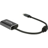 DeLOCK USB-C (male) > HDMI (female) adapter Donkergrijs, 0,2 meter, 4K 60Hz