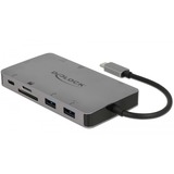 DeLOCK USB Type-C dockingstation 4K Zilver