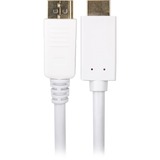 Sharkoon DisplayPort 1.2 > HDMI adapter Wit, 1 meter, 4K