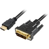 Sharkoon HDMI > DVI-D adapter Zwart, 3 meter, Single-Link