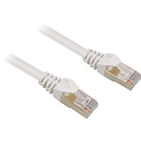 Sharkoon Patchkabel SFTP, RJ-45 met Cat.6 Wit, 0,5 meter