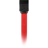 Sharkoon Sata III sleeve kabel Rood, 0,3 meter