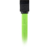 Sharkoon Sata III sleeve kabel Groen, 0,45 meter