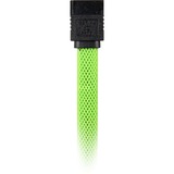 Sharkoon Sata III sleeve kabel Groen, 0,6 meter