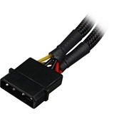 Sharkoon Sata Y- Stroomadapter Zwart