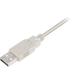 Sharkoon USB 2.0 Kabel, USB-A > USB-B Grijs, 1 meter