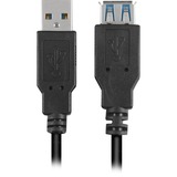 Sharkoon USB 3.0 verlengkabel Zwart, 3 meter