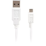 Sharkoon USB-A 2.0 > Micro USB-B kabel Wit, 1 meter