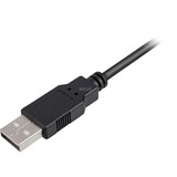 Sharkoon USB-A 2.0 > Mini USB-B kabel Zwart, 0,5 meter, Dubbele afscherming