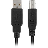 Sharkoon USB-A 2.0 > USB-B kabel Zwart, 2 meter