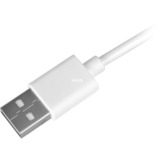 Sharkoon USB-A 2.0 - USB-C kabel Wit, 2 meter