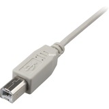 Sharkoon USB-A 2.0 naar USB-B kabel Grijs, 0,5 meter