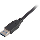 Sharkoon USB-A 3.2 Gen 1 naar USB-B kabel Zwart, 3 meter