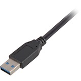 Sharkoon USB-A 3.2 Gen 1 naar USB-B kabel Zwart, 5 meter