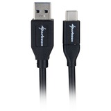 Sharkoon USB-A 3.2 > USB-C kabel Zwart, 0,5 meter	