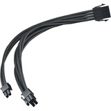 SilverStone 1 x 8 pin (6+2) PCIe SST-PP07E-PCIB kabel Zwart