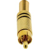  Valueline Connector RCA Male  stekker Goud/zwart