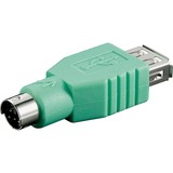 goobay Adapter PS/2 > USB Groen