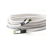 goobay Cat.8.1 netwerkkabel Wit, 2 meter, S/FTP (PiMF), RJ-45