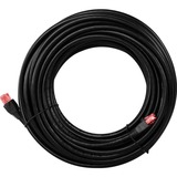 goobay Netwerkkabel Cat.6 U/UTP, Outdoor Zwart, 15 meter