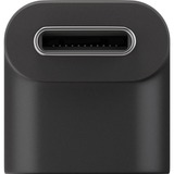 goobay USB-C (male) naar USB-C (female) 90° adapter Zwart