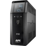 APC Back-UPS PRO BR1200SI - Noodstroomvoeding Zwart, 8x C13 uitgang, 2x USB lader (type A & C), 1200VA, USB dataport