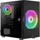 Aerocool Atomic v2 mini tower behuizing Zwart | 2x USB-A | Window