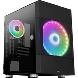 Aerocool Atomic v2 mini tower behuizing Zwart | 2x USB-A | Window