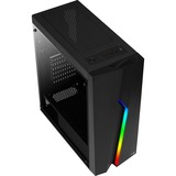 Aerocool Bolt midi tower behuizing Zwart | 3x USB-A | RGB | Window