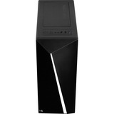 Aerocool Shard midi tower behuizing Zwart | 3x USB-A | RGB | Window