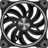 Alpenföhn Wing Boost 3 ARGB Triple High Speed 120mm case fan Zwart, 4-pin PWM aansluiting, 3-pin ARGB aansluiting