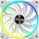 Alpenföhn Wing Boost 3 Triple White Edition High Speed 120mm case fan Wit, 4-pin PWM aansluiting, 3-pin ARGB aansluiting