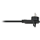 Brennenstuhl Comfort-Line Plus, 4-voudig 4-voudige stekkerdoos Zwart, 4x stekker, met platte stekker, 2m H05VV-F 3G1,5