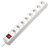 Brennenstuhl Eco-Line Stekkerdoos 8x Wit, 1159320018, voor 8 stekkers