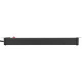 Brennenstuhl Premium-Line 19" stekkerdoos 8-voudig stekkerdoos Zwart/lichtgrijs, 3 meter