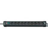Brennenstuhl Premium-Line stekkerdoos10-voudig met schakelaar Zwart, 3 meter kabel