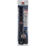 Brennenstuhl Primera-Tec DigiMaster 19.500A, 2m 7-voudige stekkerdoos Zwart, 7x stekker, Voor 7 stekkers, Master-Slave