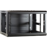 DSI 6U wandkast met glazen deur - DS6406 server rack Zwart, 600 x 450 x 368mm