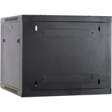 DSI 9U wandkast met glazen deur - DS6609 server rack Zwart, 600 x 600 x 500mm